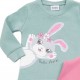 TRAX Παιδική Φόρμα με κολάν για Κορίτσι 1-6 ετών "Bunny" - 44710 Άκουα